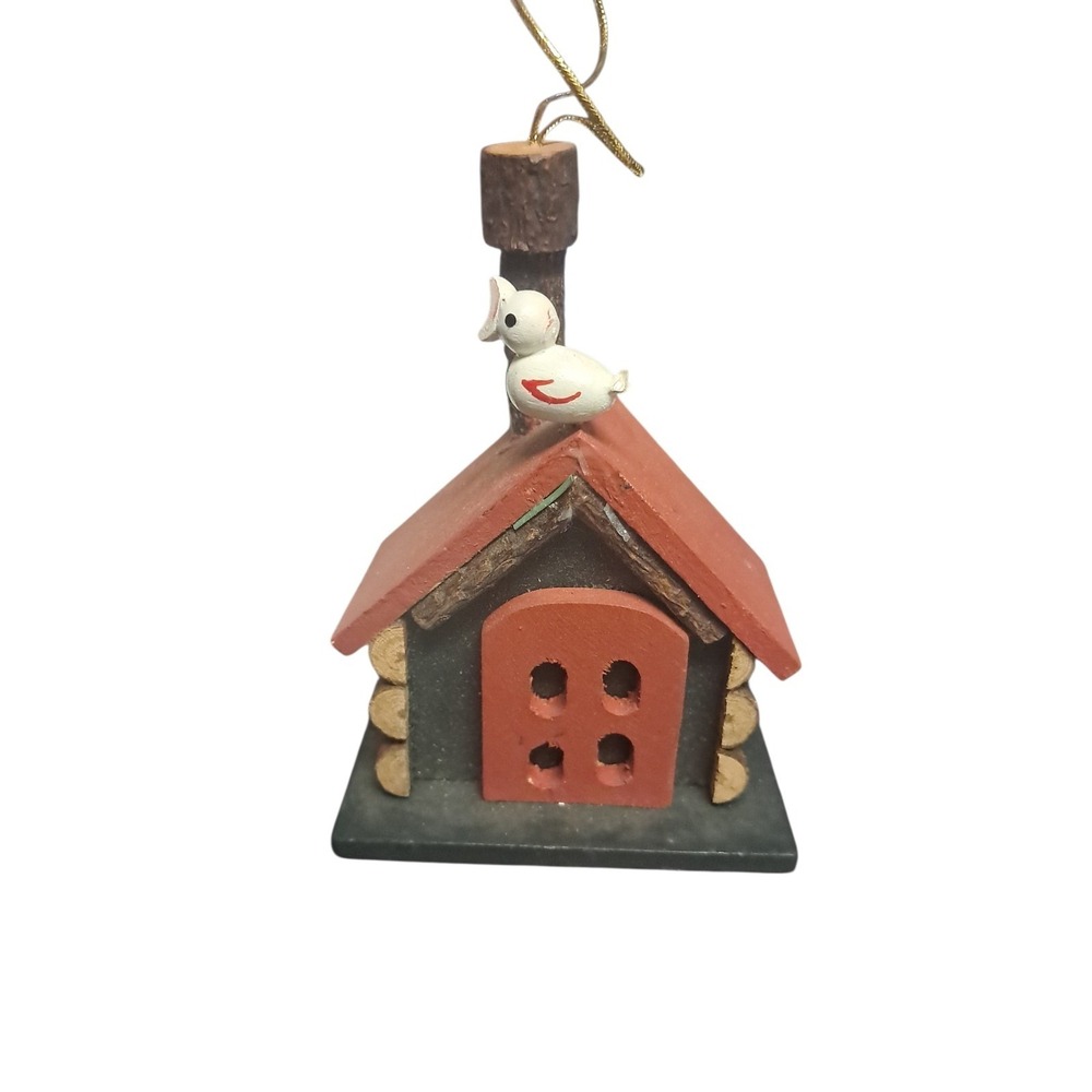 Bird House Ornaments Lot Of 3 - Picture 8 of 14
